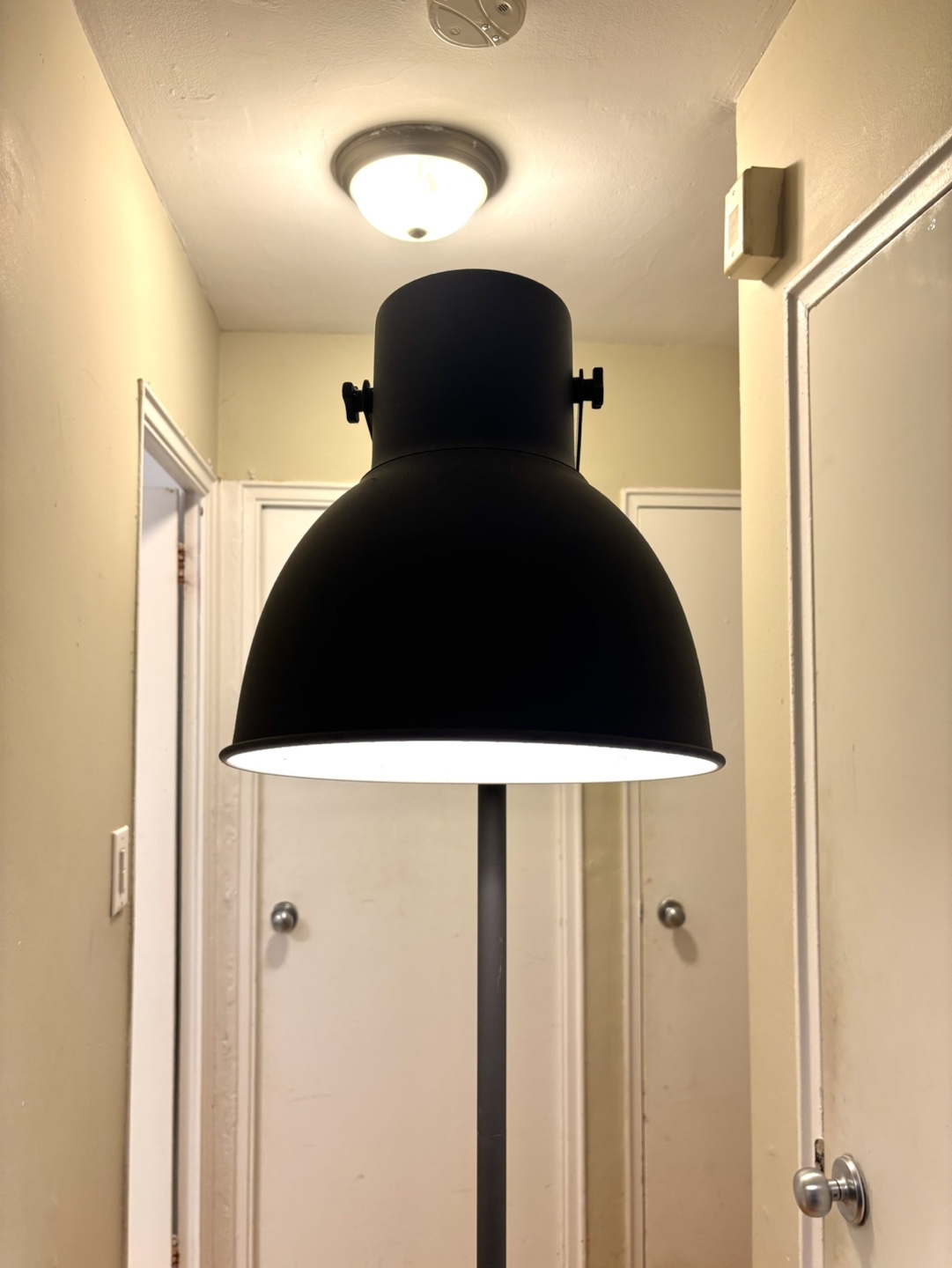 Charcoal Grey Metal Floor Lamp - photo 2