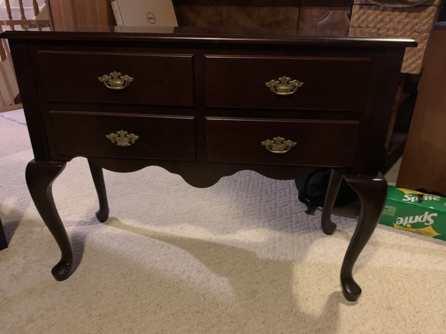 Bombay Company Wooden Console Table with Lift-Top