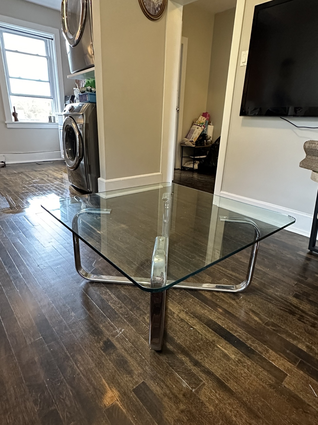 Mid-Century Modern Glass Coffee Table - photo 2