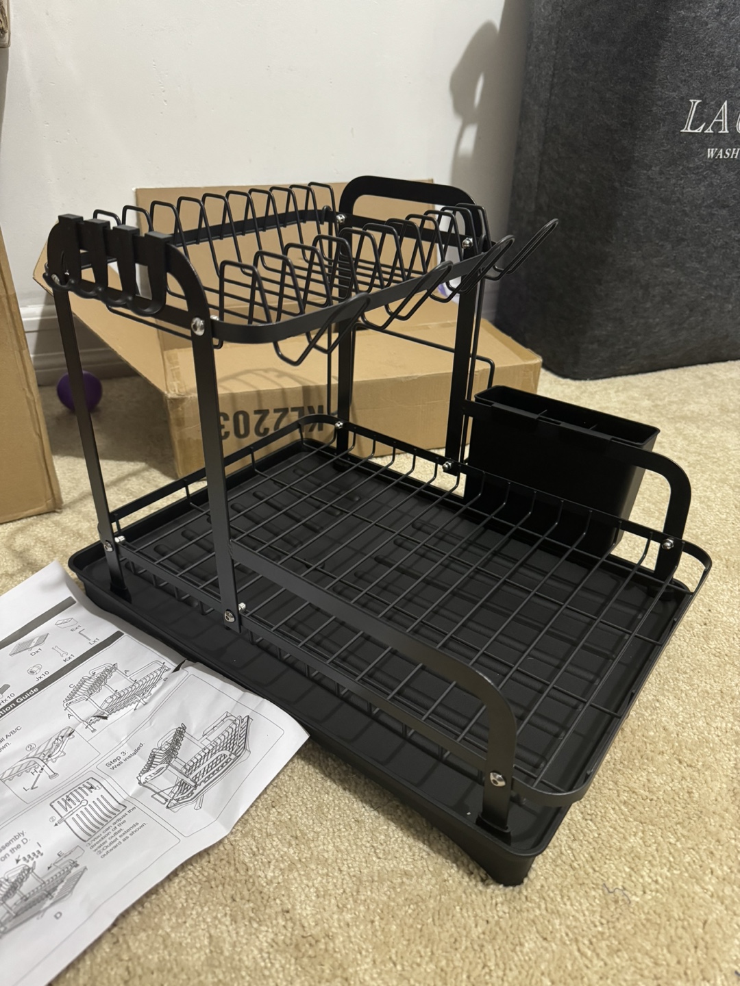 2 Tier dish drying rack - photo 3