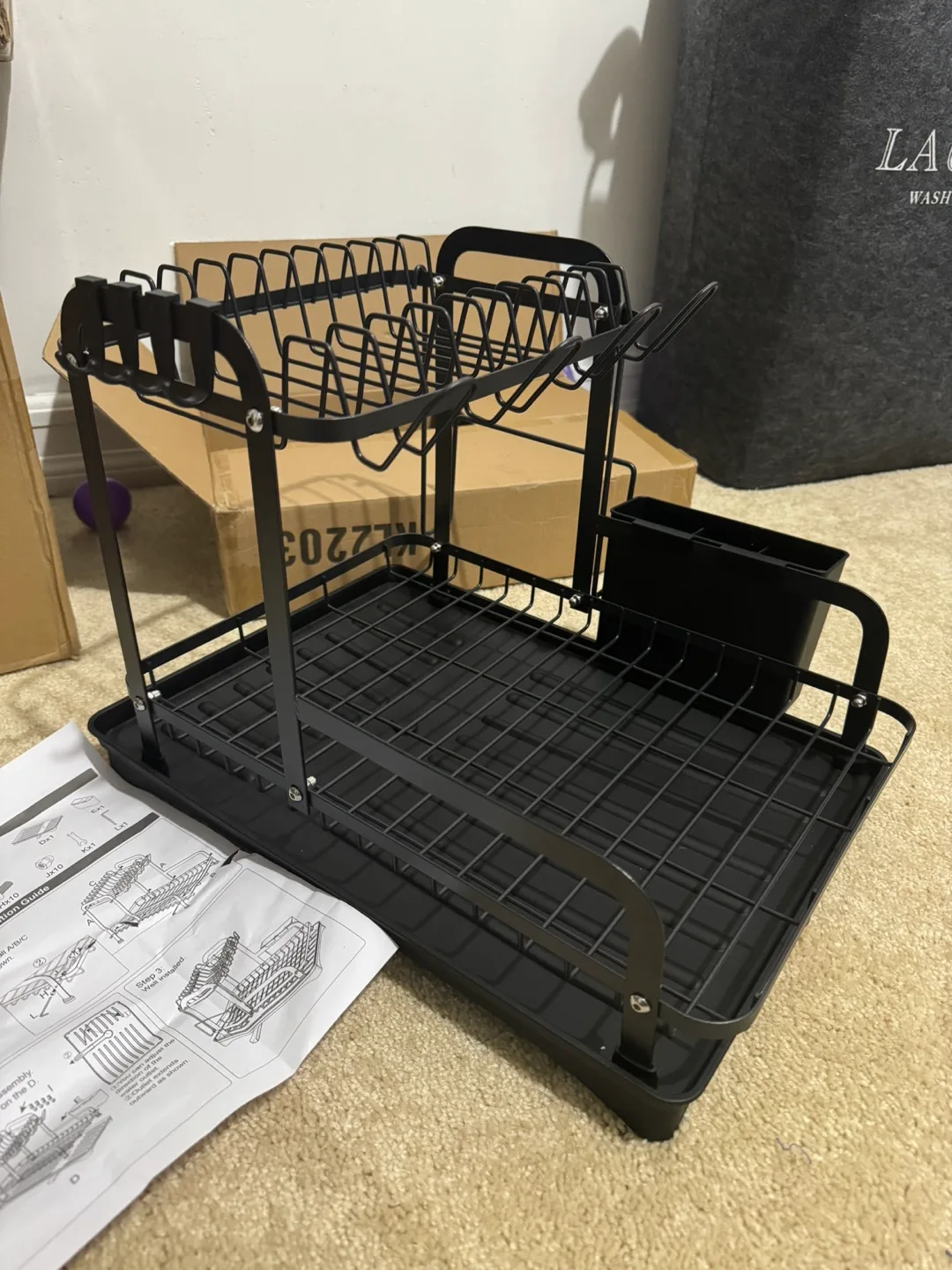 2 Tier dish drying rack image indicator(3)