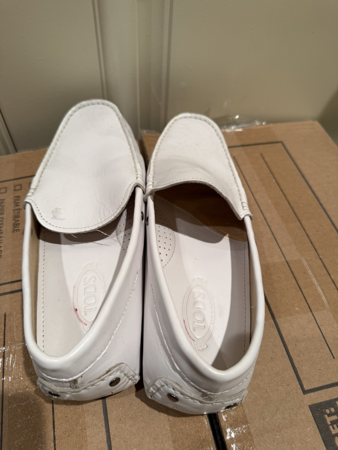 Tod’s Men’s White Leather Loafer - EU 40 - photo 5