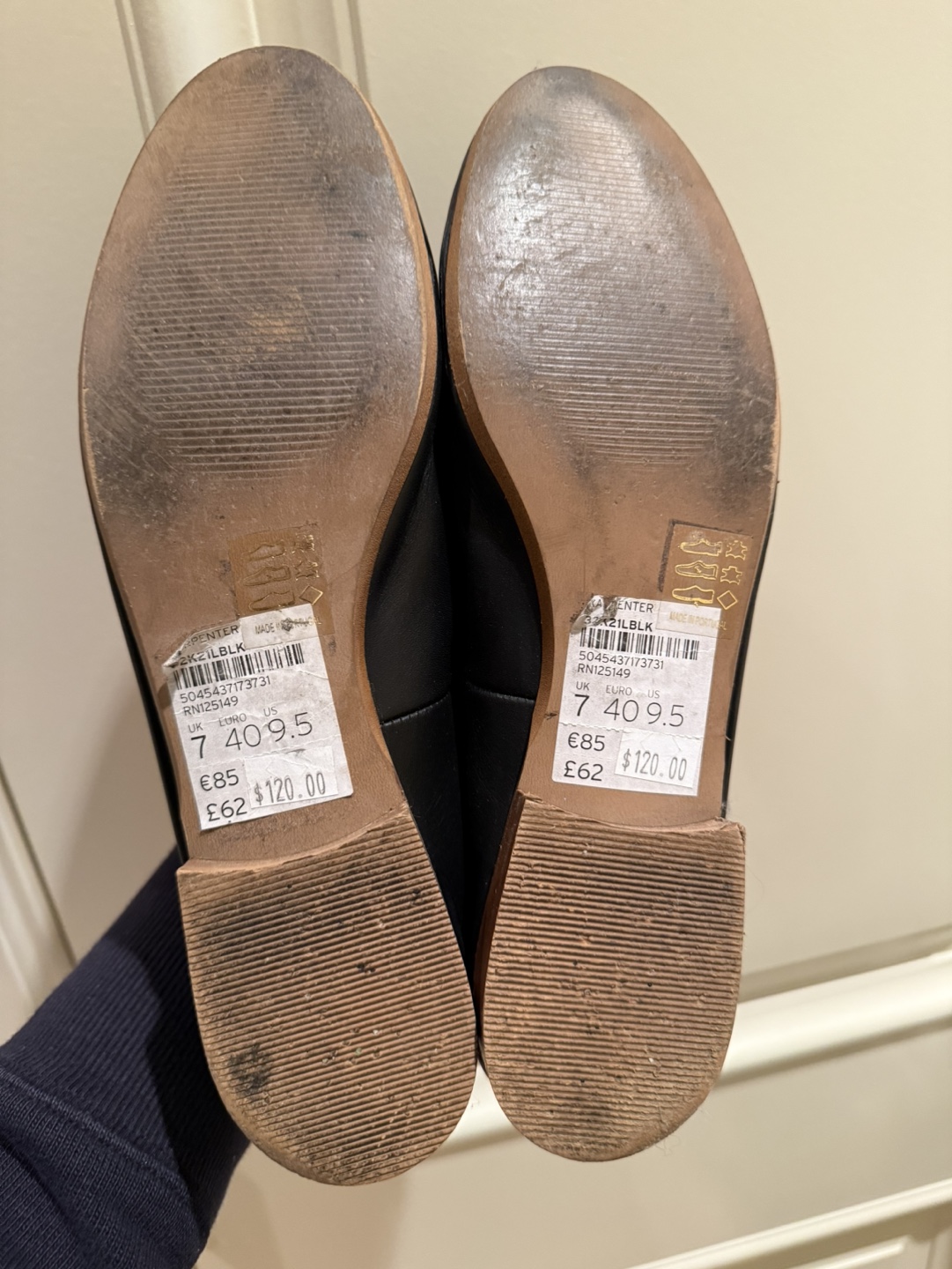 Topshop Women’s Black Leather Loafers - photo 5