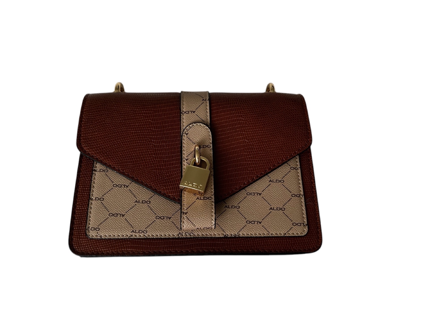 ALDO Brown and Beige Crossbody Bag - photo 2