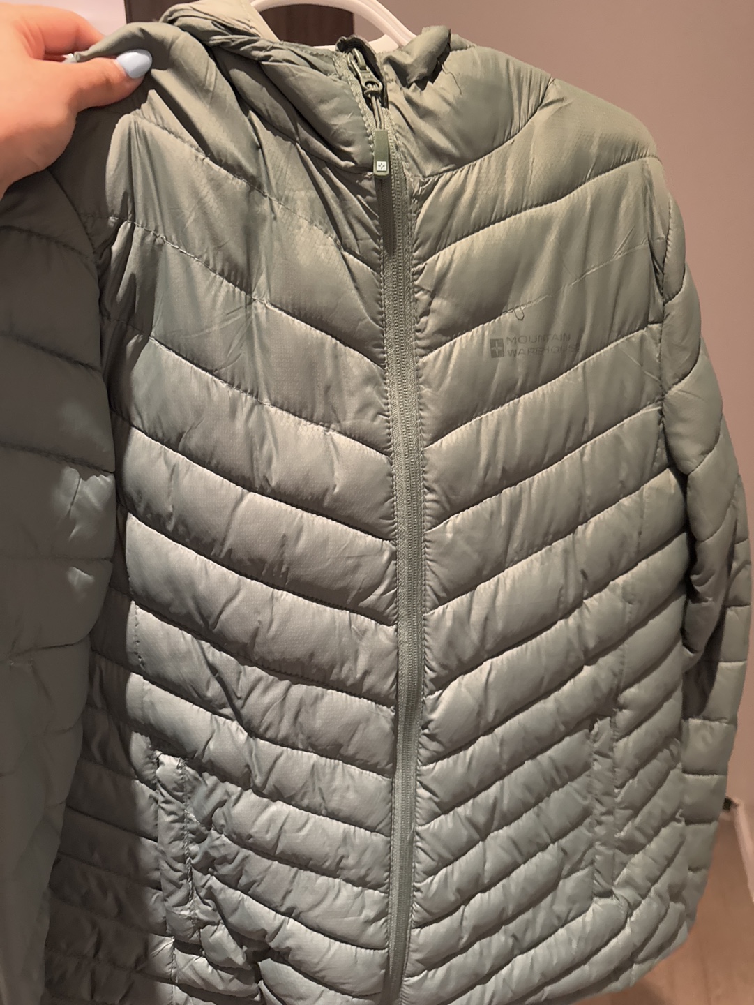 Mountain Warehouse Women's Green Puffer Jacket Size 12