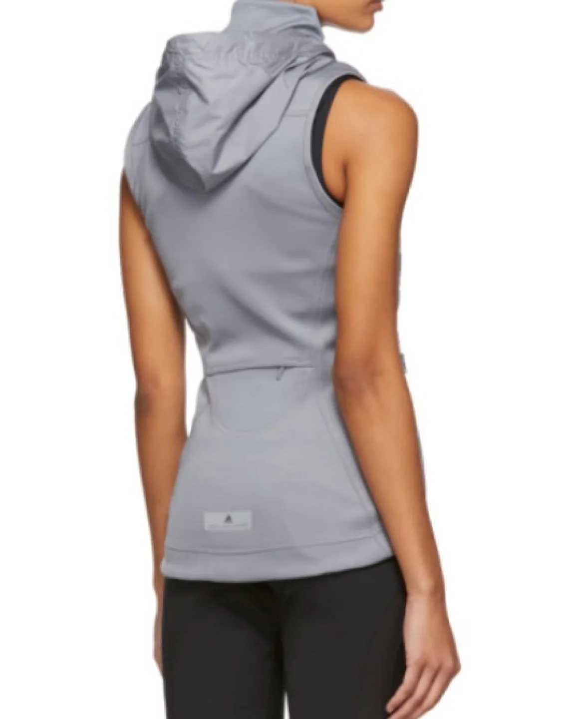 Stella McCartney for Adidas Grey Hoodie Vest image indicator(2)
