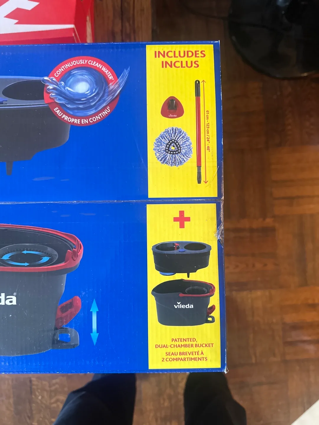 Vileda Rinse Clean Spin Mop & Bucket System image indicator(3)