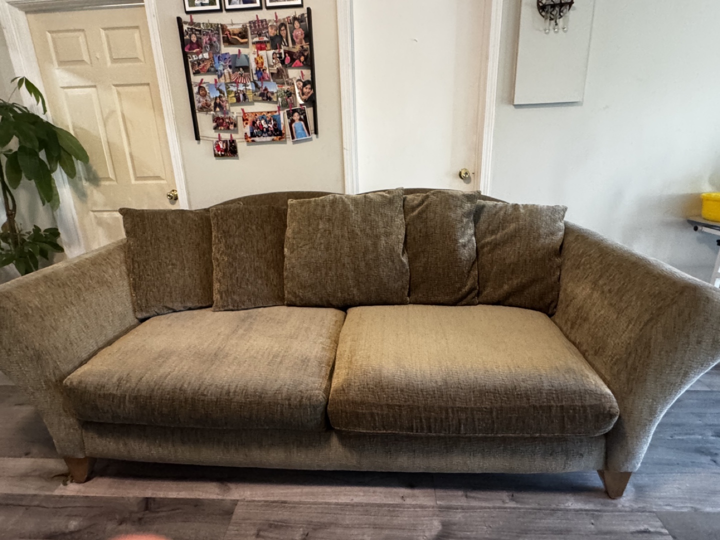 Used Sofa - Brown Fabric