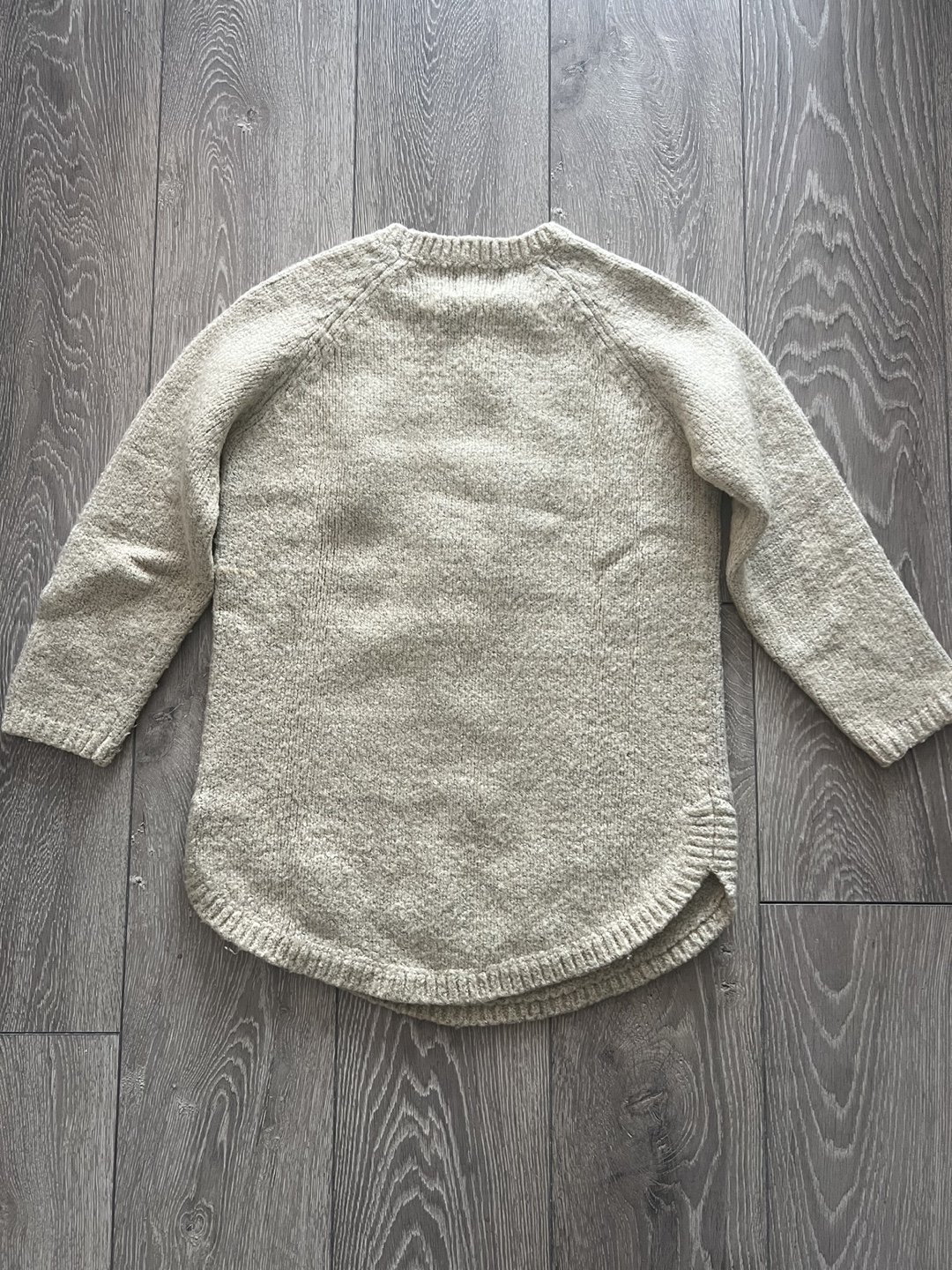 Women's Beige Oversized Sweater - photo 2