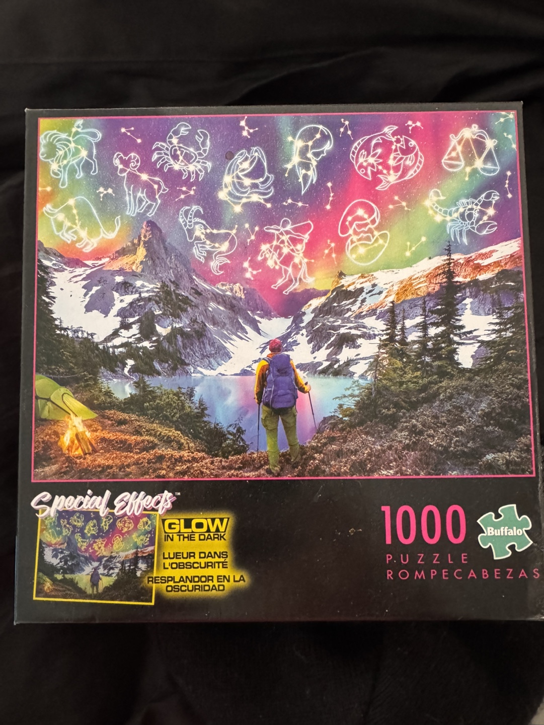 1000-Piece Glow-in-the-Dark Zodiac Puzzle