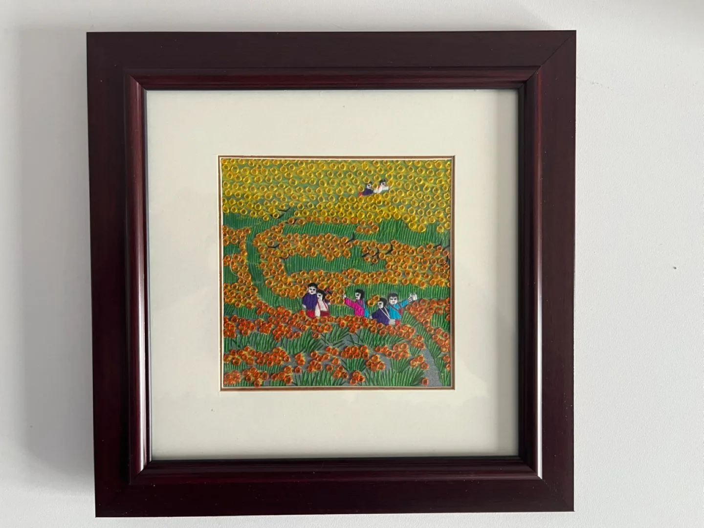 Framed Chinese Hand Embroidery thumbnail