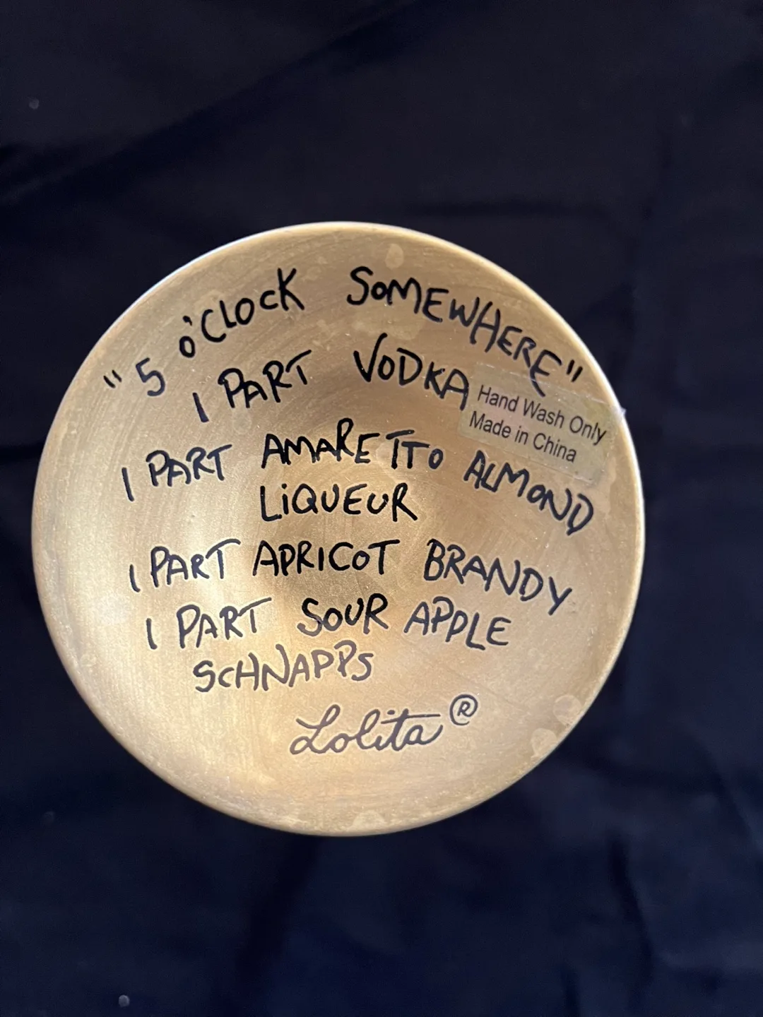 Lolita 5 O'Clock Somewhere Martini Glass image indicator(2)