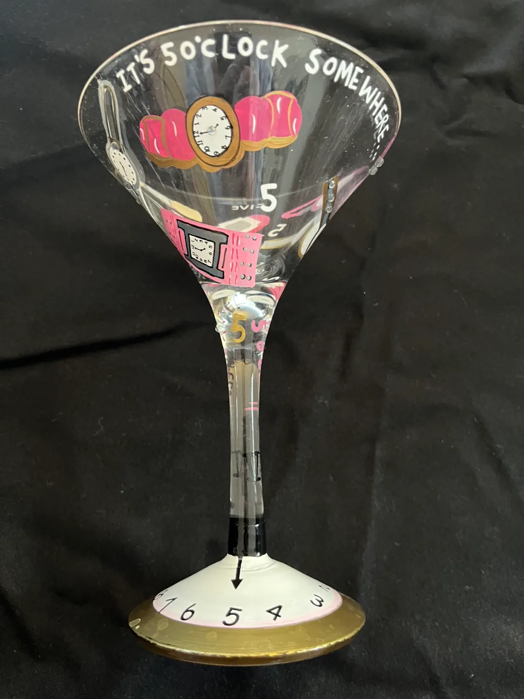 Lolita 5 O'Clock Somewhere Martini Glass image indicator(3)