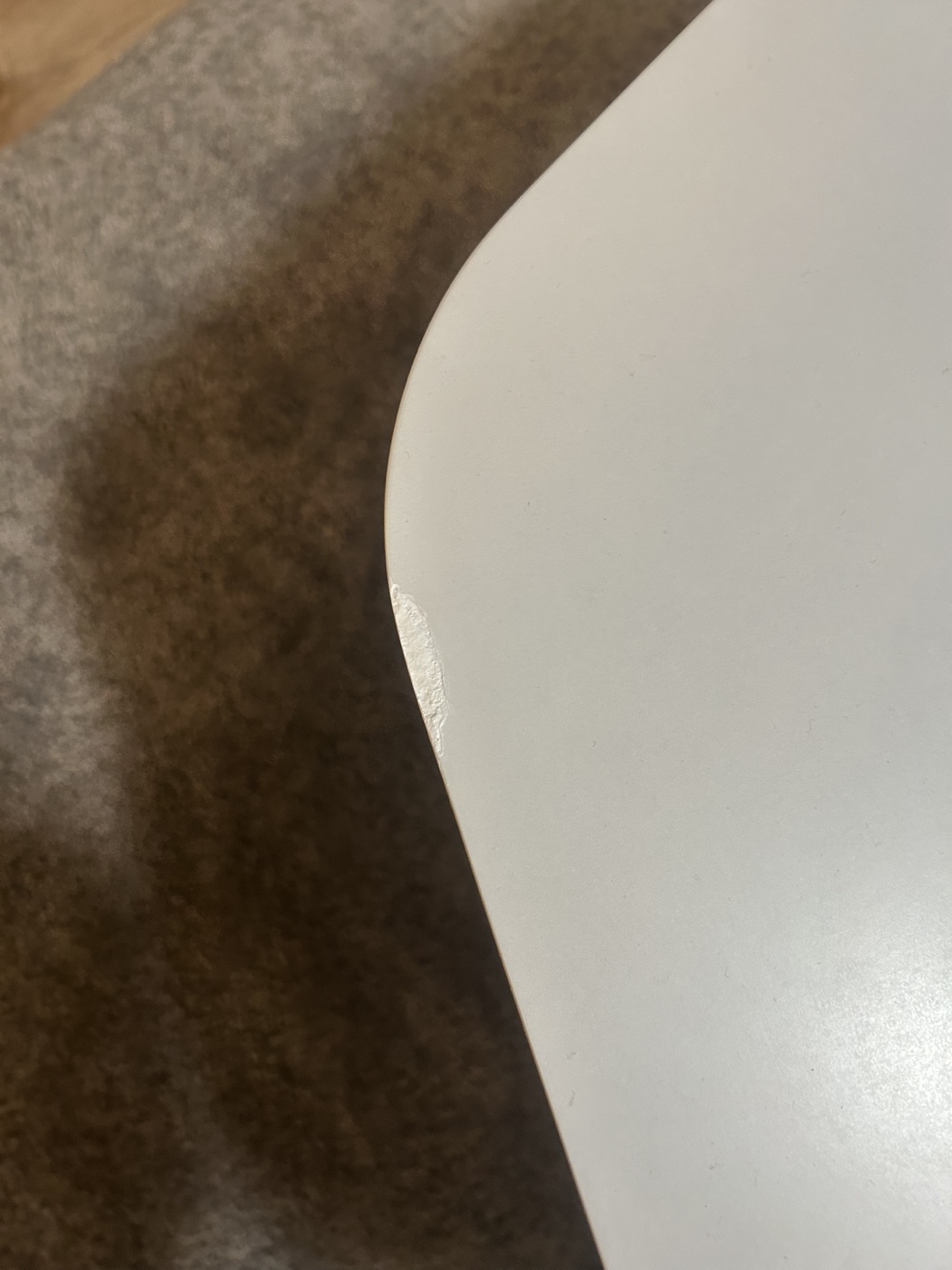 Unique White Coffee Table with Wooden Legs - photo 3