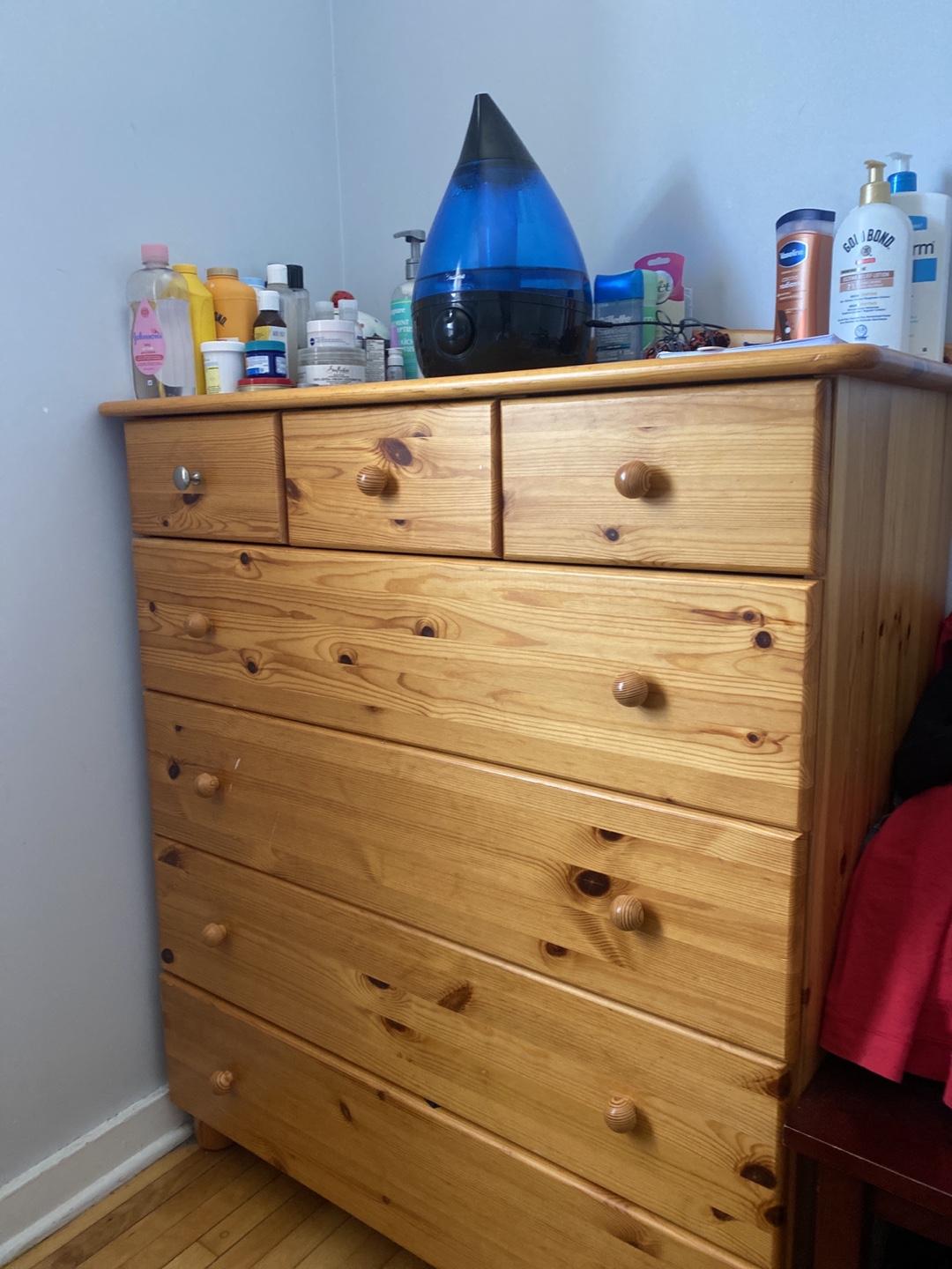 Solid Pinewood Chest of Drawers