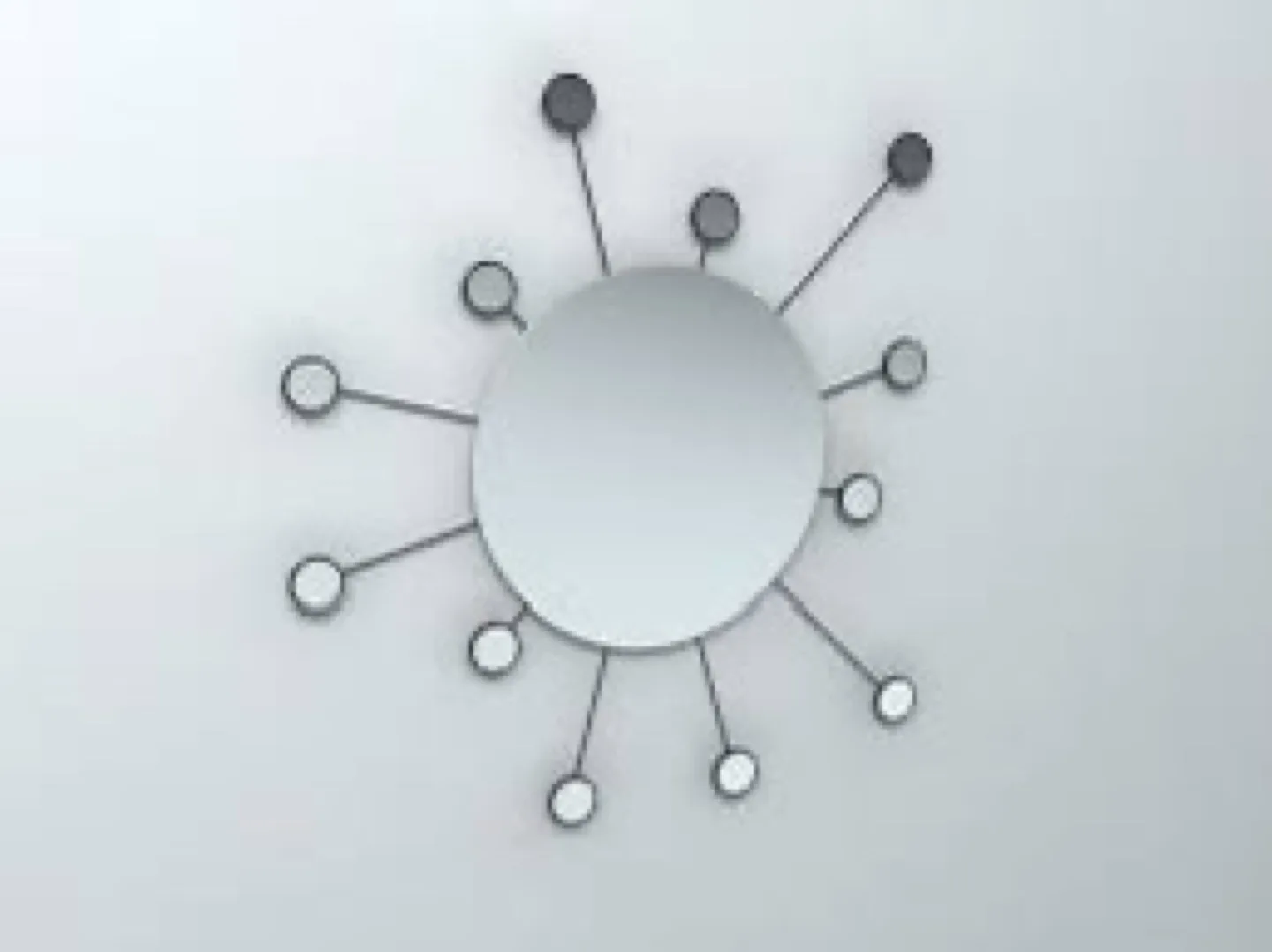 Unique Sunburst Mirror Wall Decor image indicator(2)