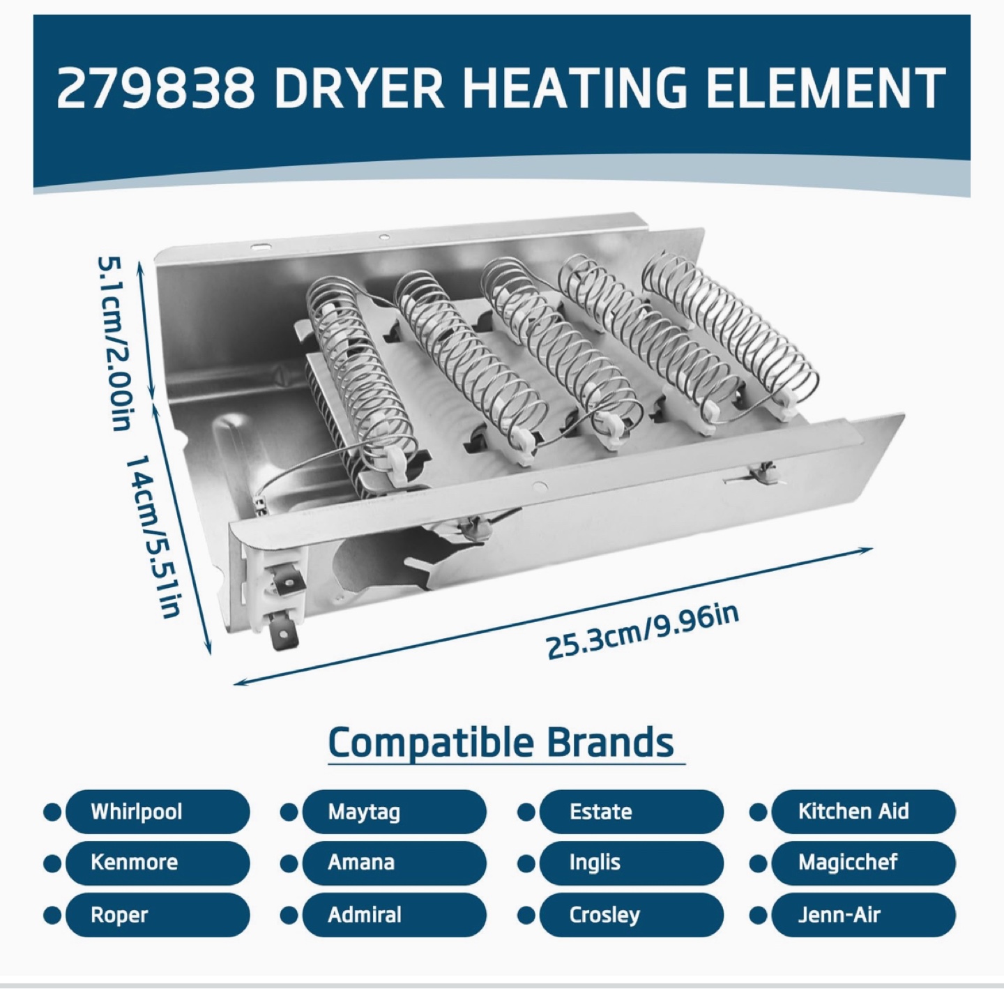 Dryer heating element - photo 3