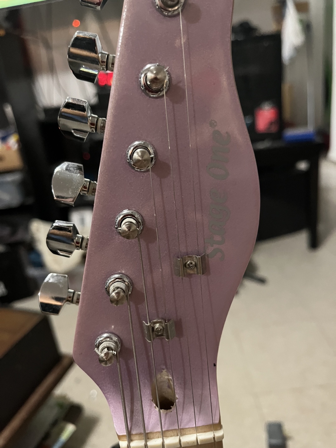 Stage One Electric Guitar and Oscar Schmidt Amplifier - photo 2