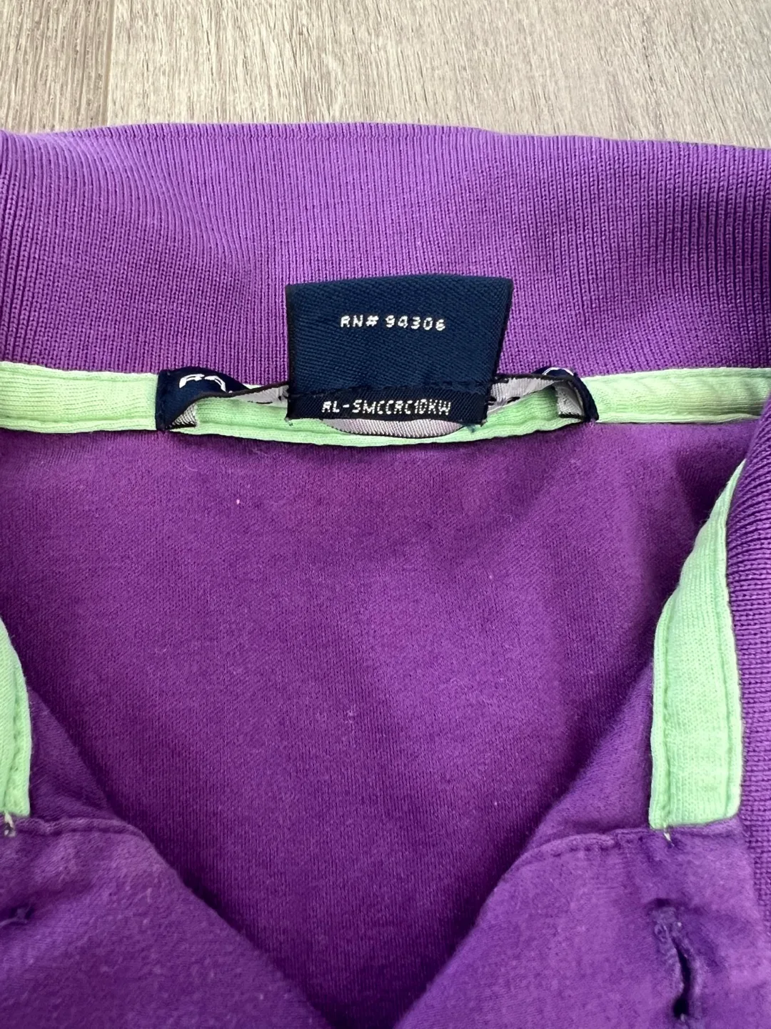 Purple Ralph Lauren Sport Polo Shirt - Size M image indicator(7)