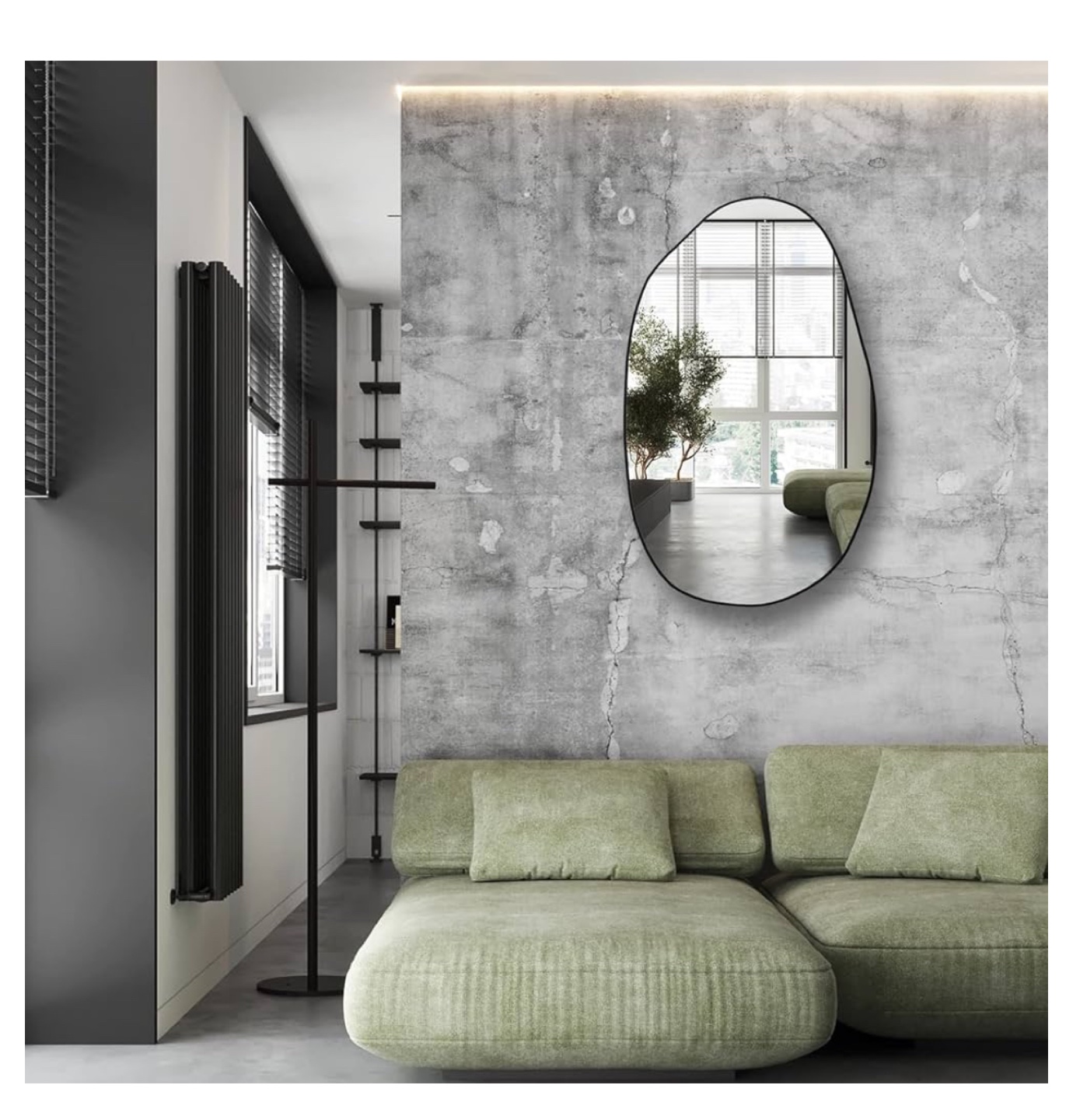 $90 Brand New Modern Irregular Wall Mirror - photo 2