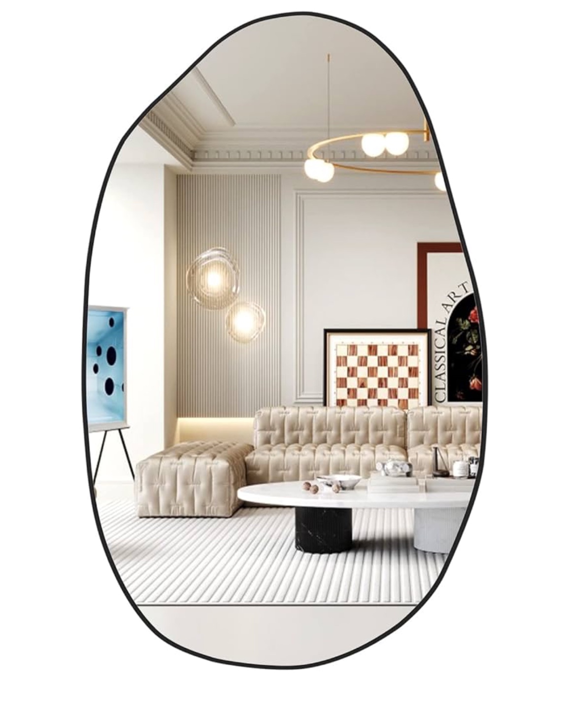 $90 Brand New Modern Irregular Wall Mirror