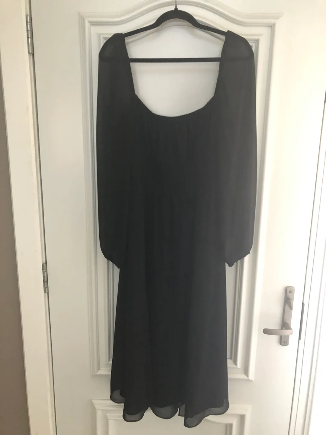 Wilfred Black Midi Dress Size XL image indicator(2)