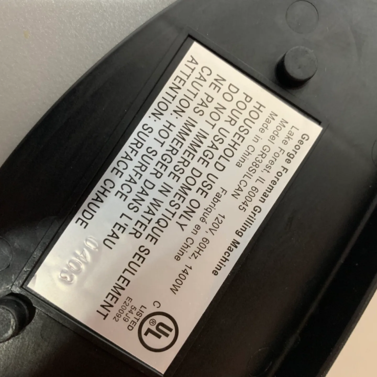 George Foreman Lean Mean Fat Reducing Grilling Machine image indicator(5)