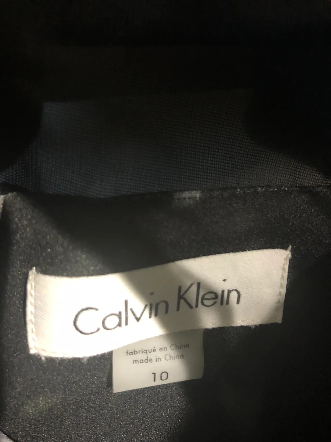 Calvin Klein Black and White Floral Dress Size 10 image indicator(2)