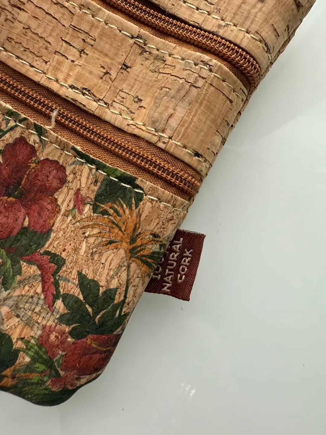 Brand new Cork Clutch Wallet - Floral Print image indicator(2)