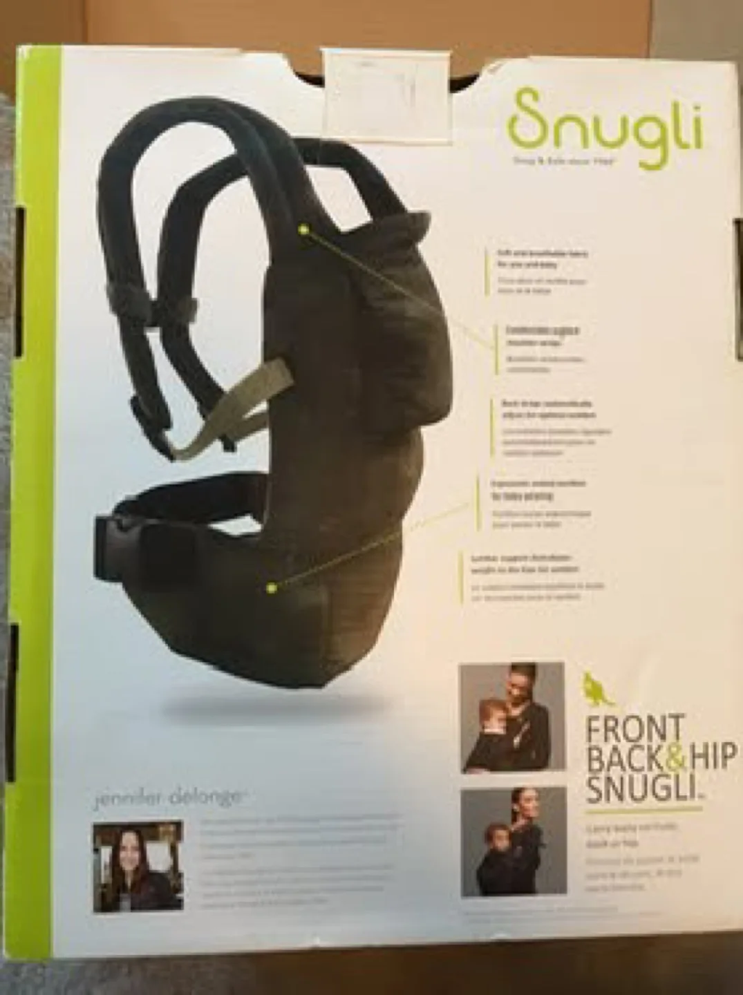 Snugli Front, Back & Hip Baby Carrier image indicator(2)