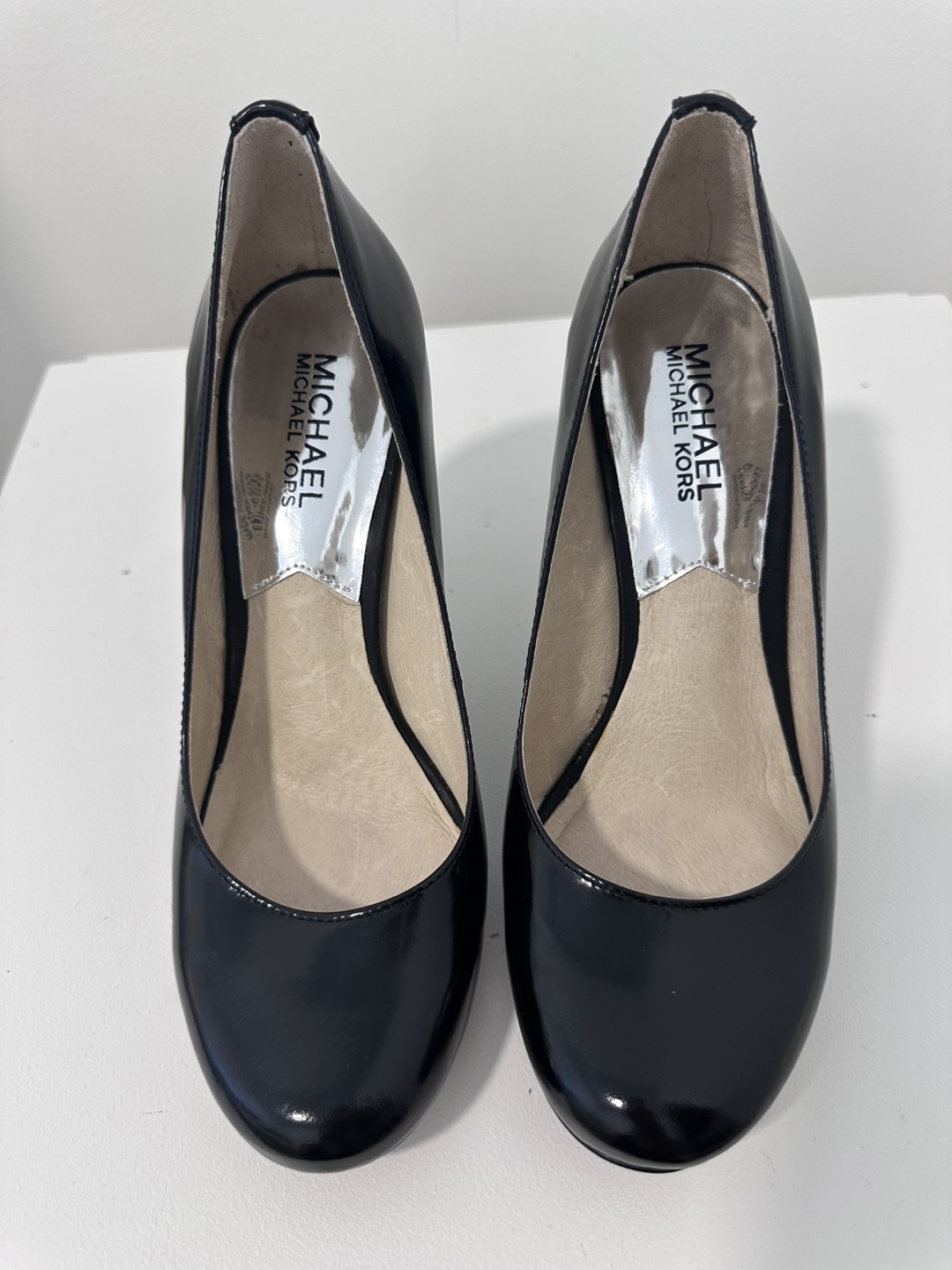 Michael Kors Black Patent Leather Heels