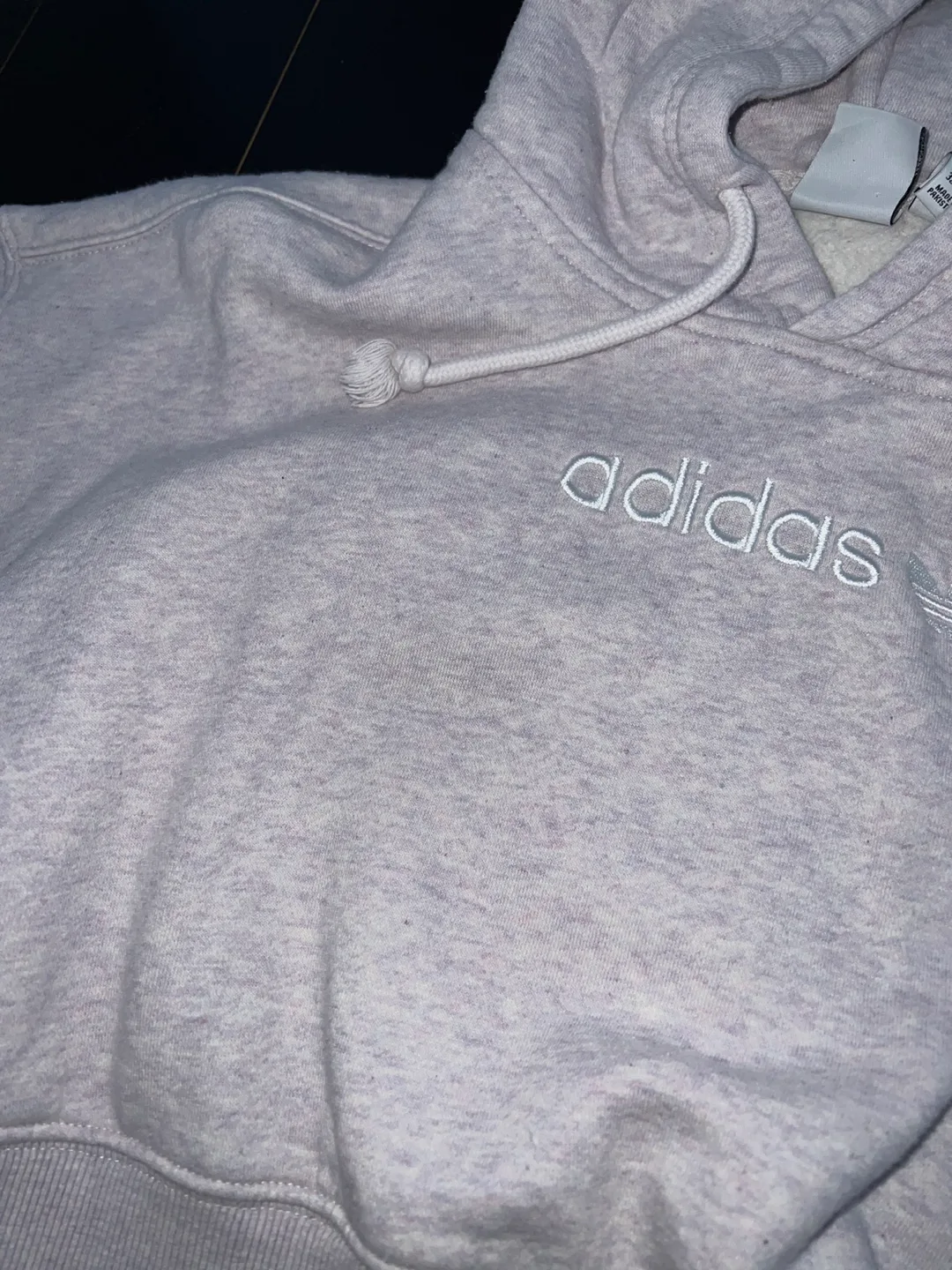 Adidas Women's Cropped Hoodie - Size XS image indicator(6)