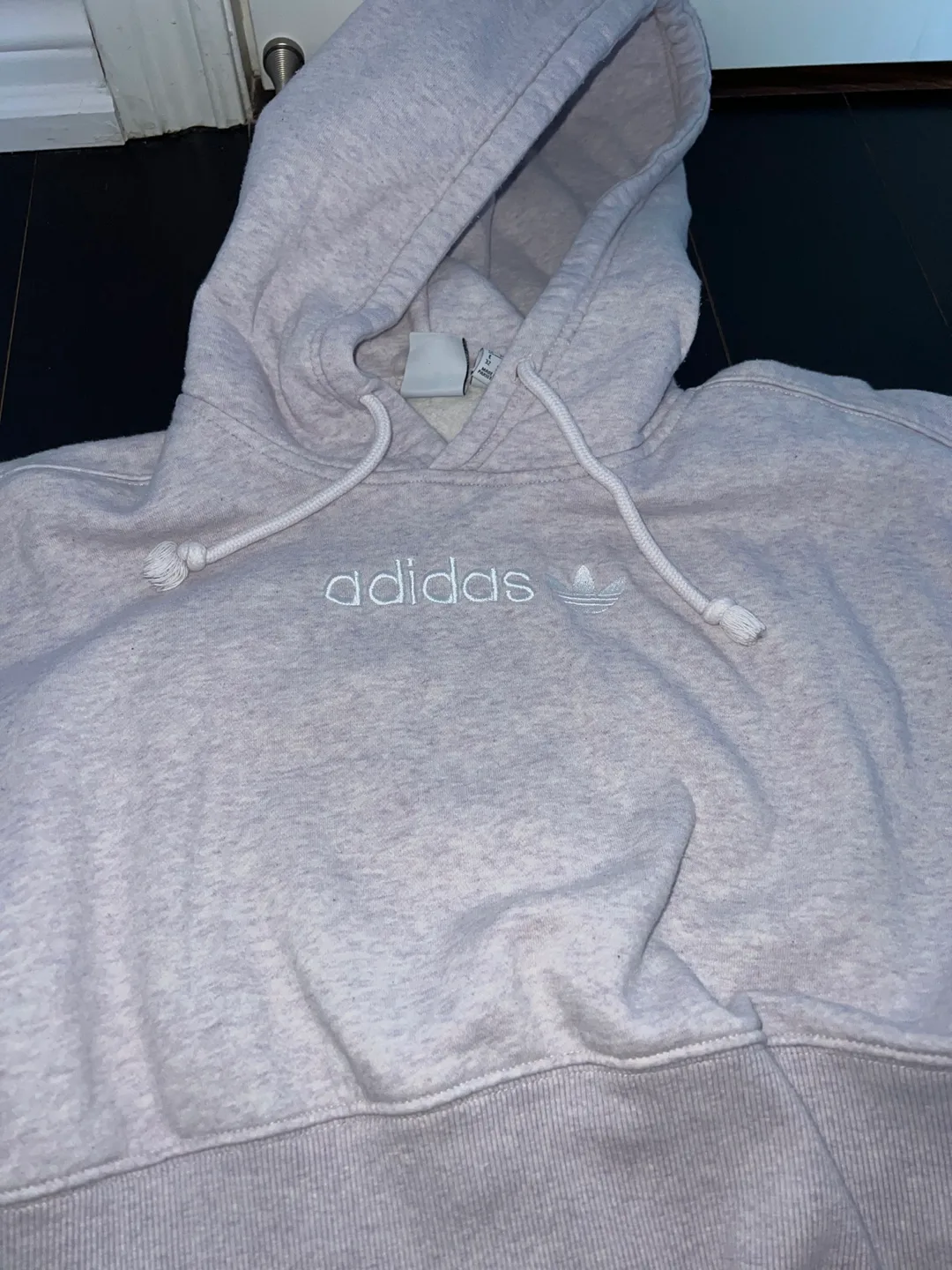 Adidas Women's Cropped Hoodie - Size XS image indicator(5)
