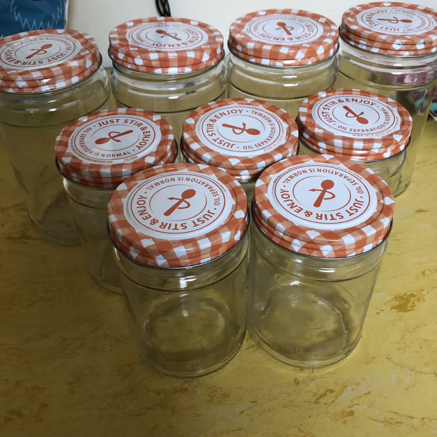 Freecycle Smuckers PB jars