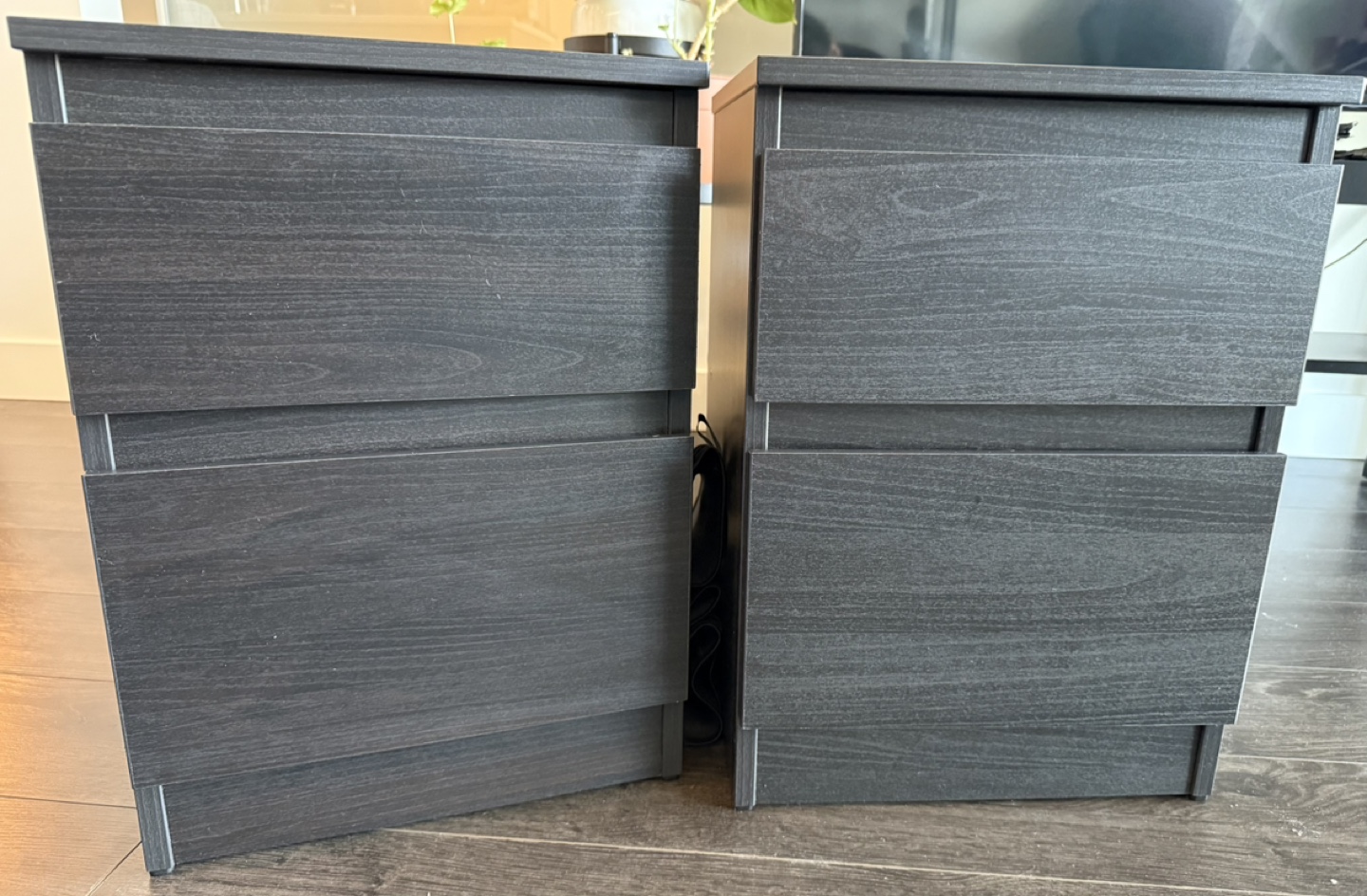 IKEA Kullen Two-Drawer Chest - Dark Brown