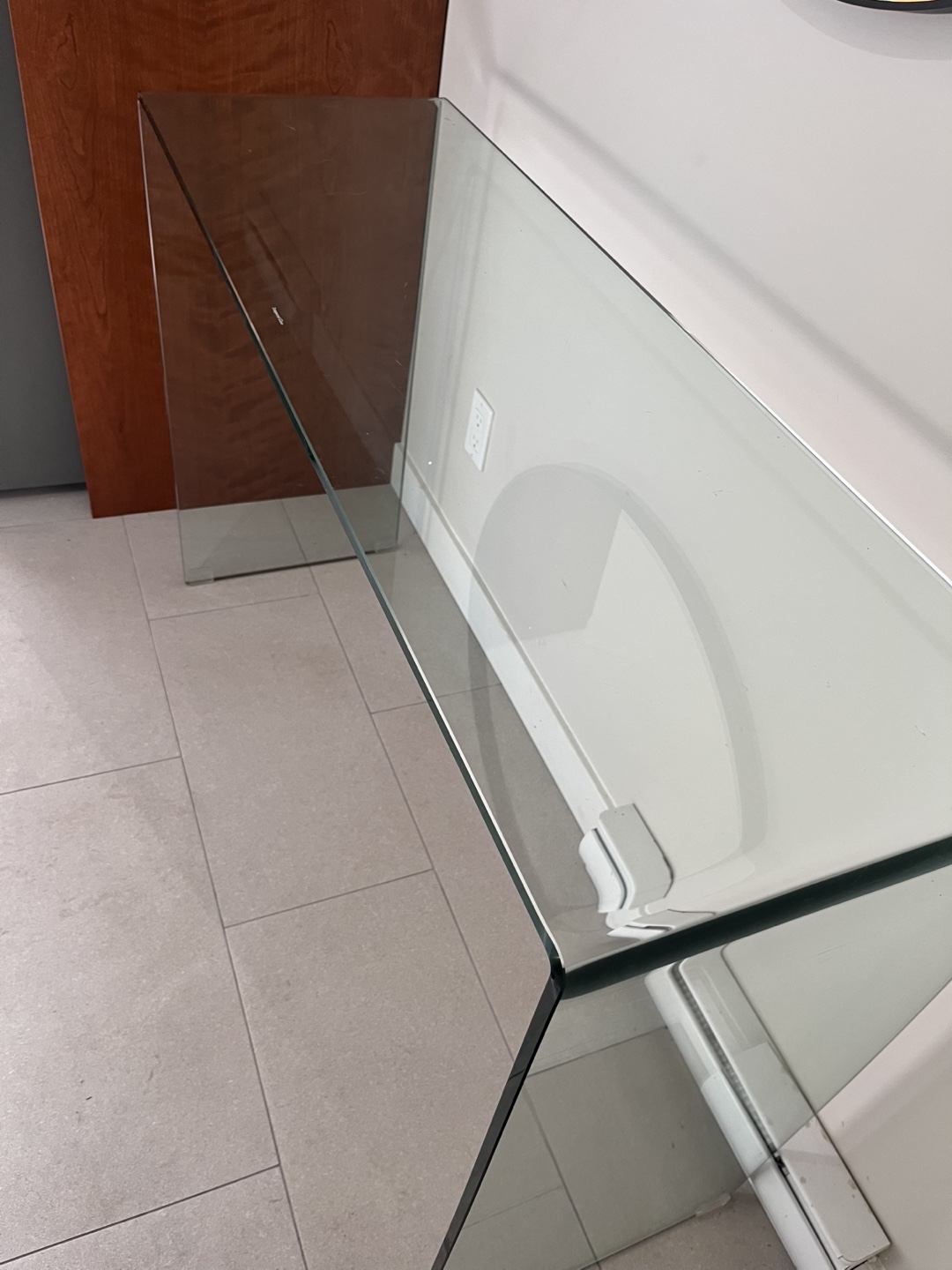 Modern Glass Console Table