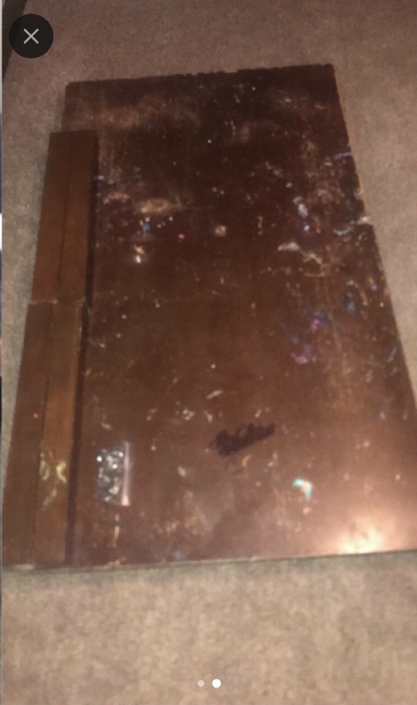 Large Dark Brown Rectangular Table - photo 2