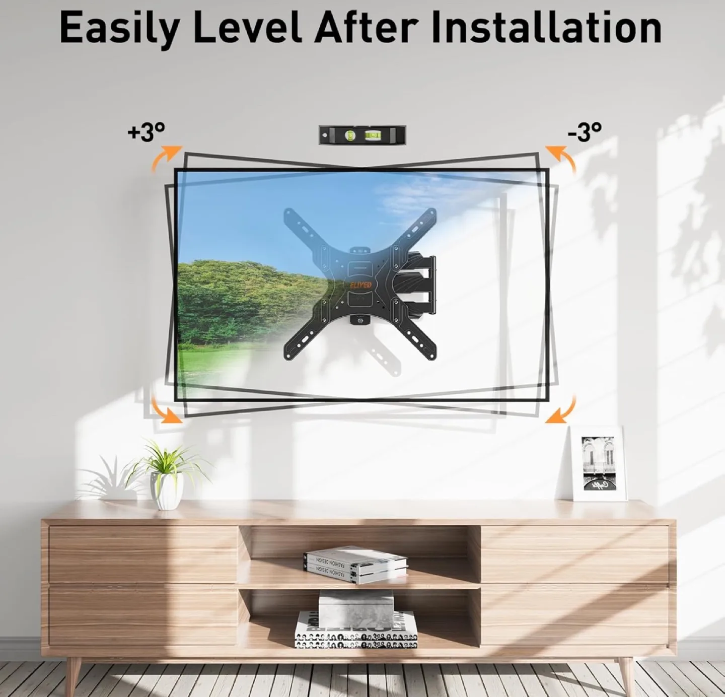 New  Full-Motion TV Wall Mount - Extendable & Tilting image indicator(5)