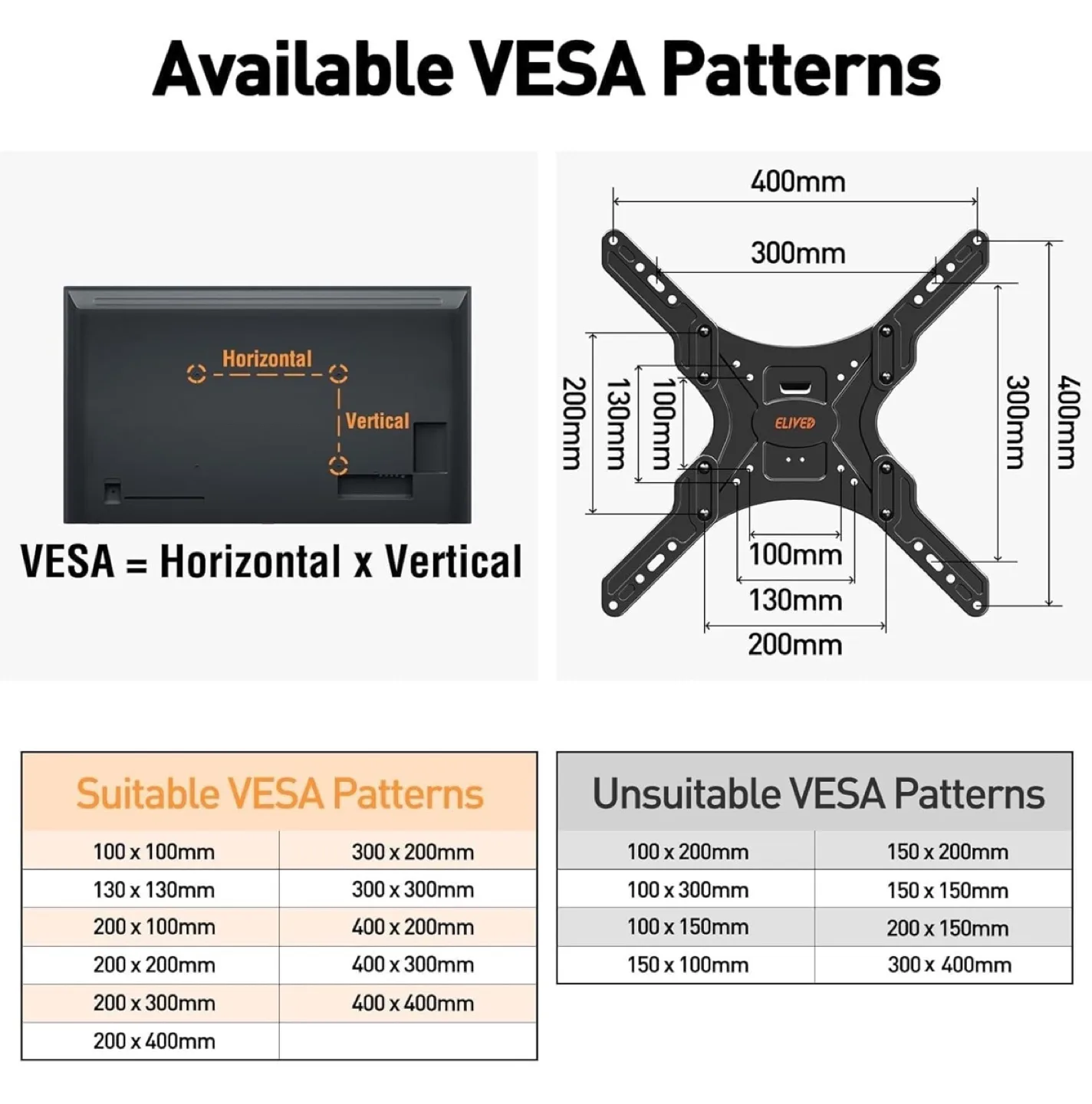 New  Full-Motion TV Wall Mount - Extendable & Tilting image indicator(6)