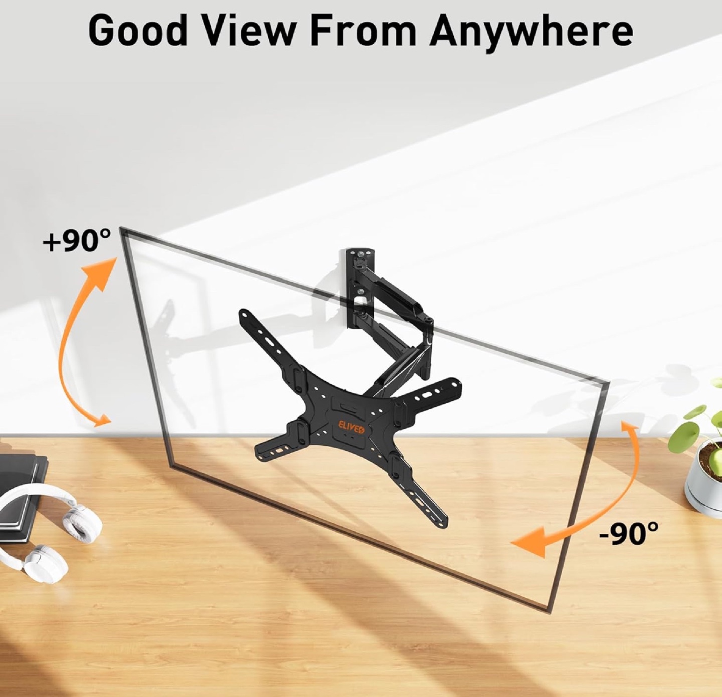 New  Full-Motion TV Wall Mount - Extendable & Tilting - photo 4