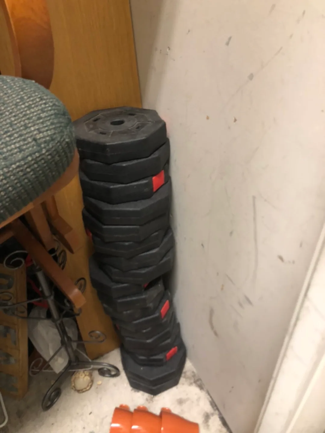 Stack of Octagon Weight Plates thumbnail