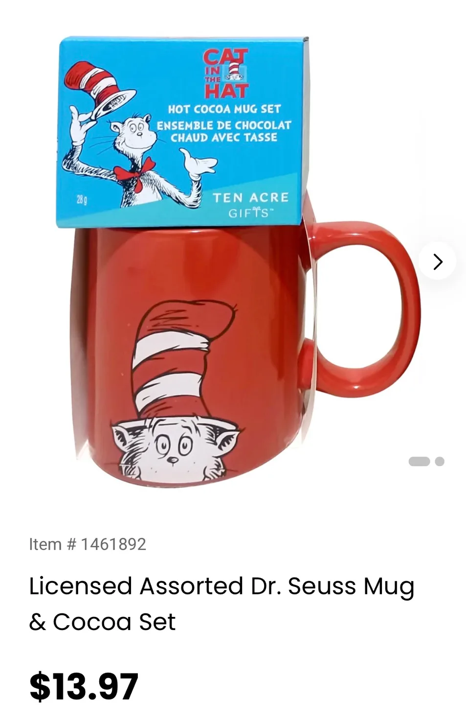 Dr. Seuss Hot Cocoa Mug Sets 🥳 image indicator(5)