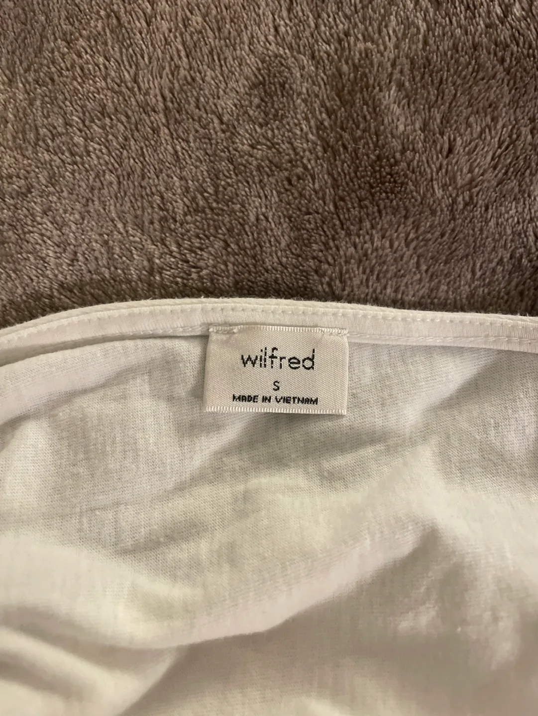 Wilfred white cropped tie-back top image indicator(3)