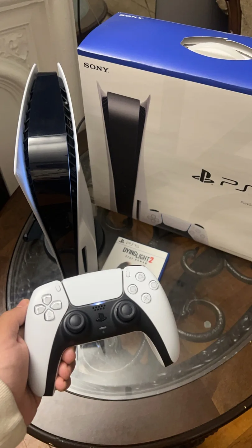 PS5 Console with Dying Light 2 Game and Controller image indicator(3)
