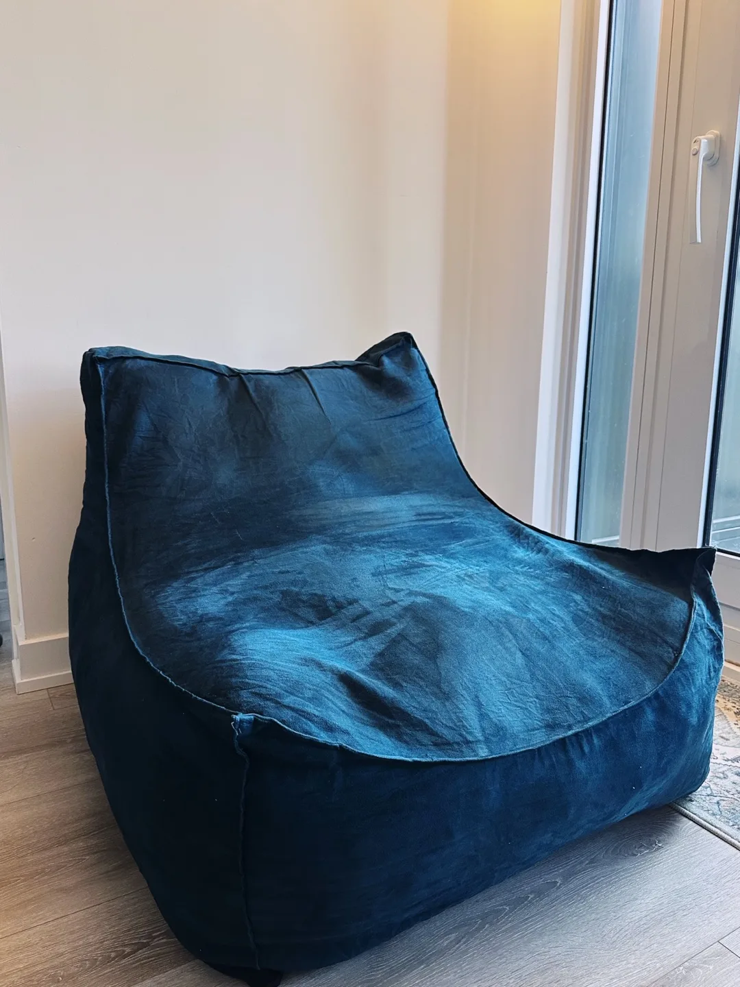 Navy Bean Bag Chair thumbnail