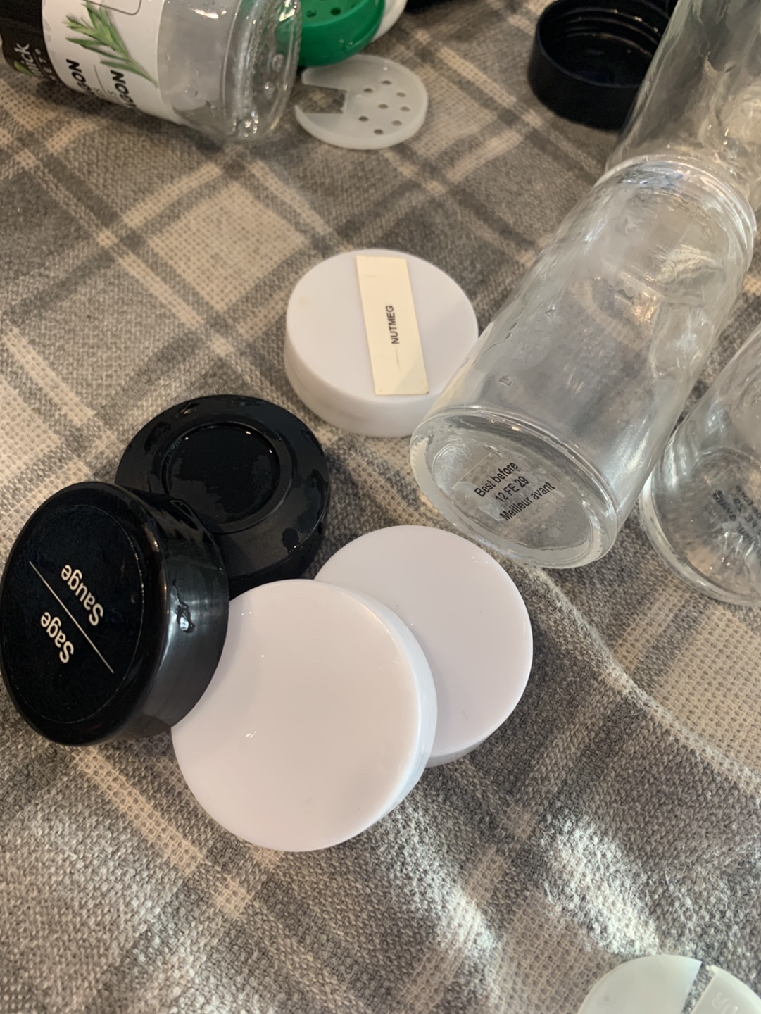 Bulk Lot of Empty Spice Jars with Lids - photo 2