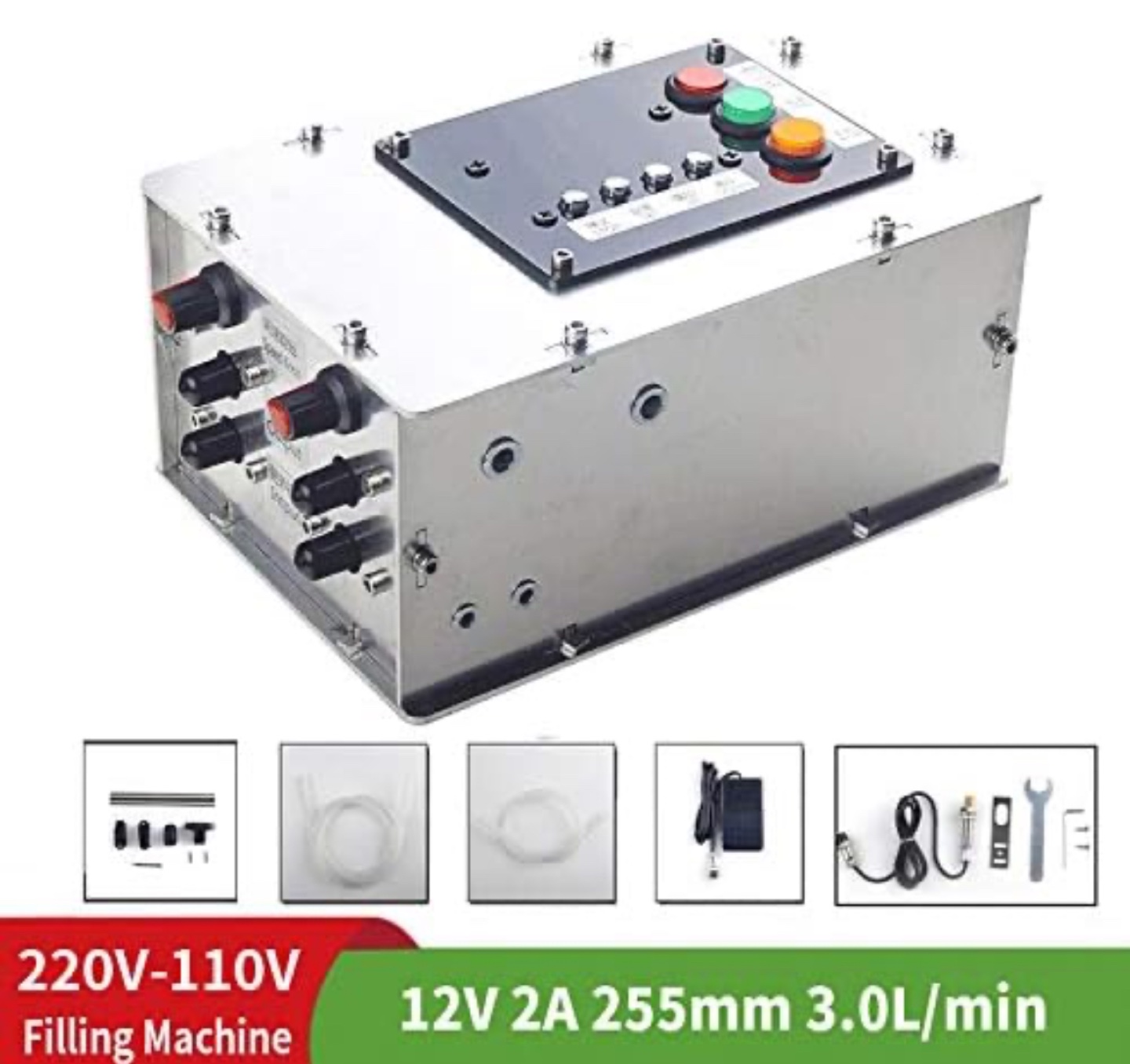 220V-110V Filling Machine with Foot Pedal and Control Panel - photo 4