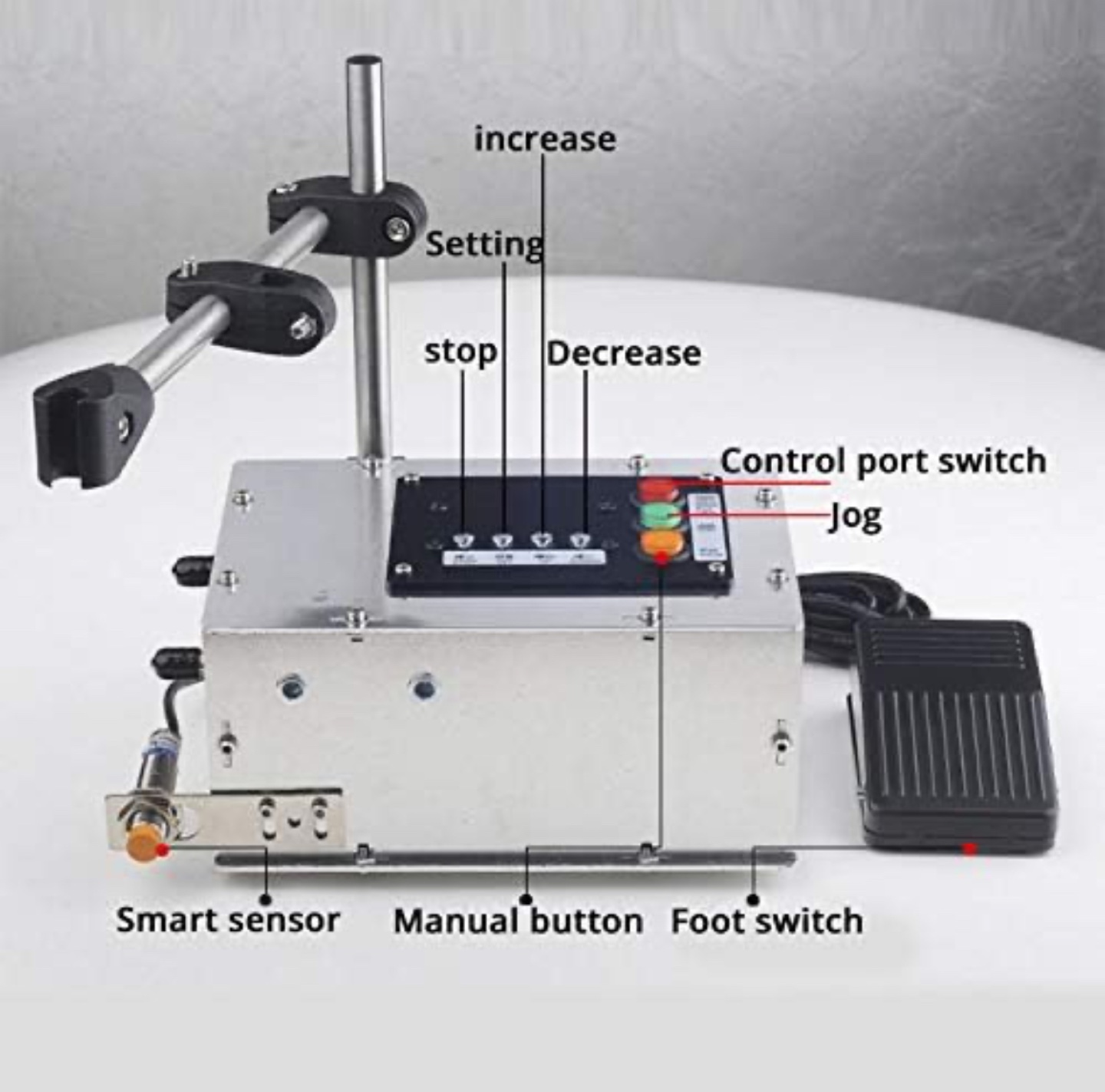 220V-110V Filling Machine with Foot Pedal and Control Panel - photo 2