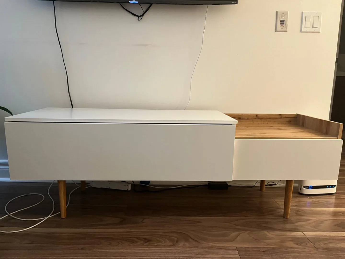 Mid-Century Modern TV Stand with Storage image indicator(3)