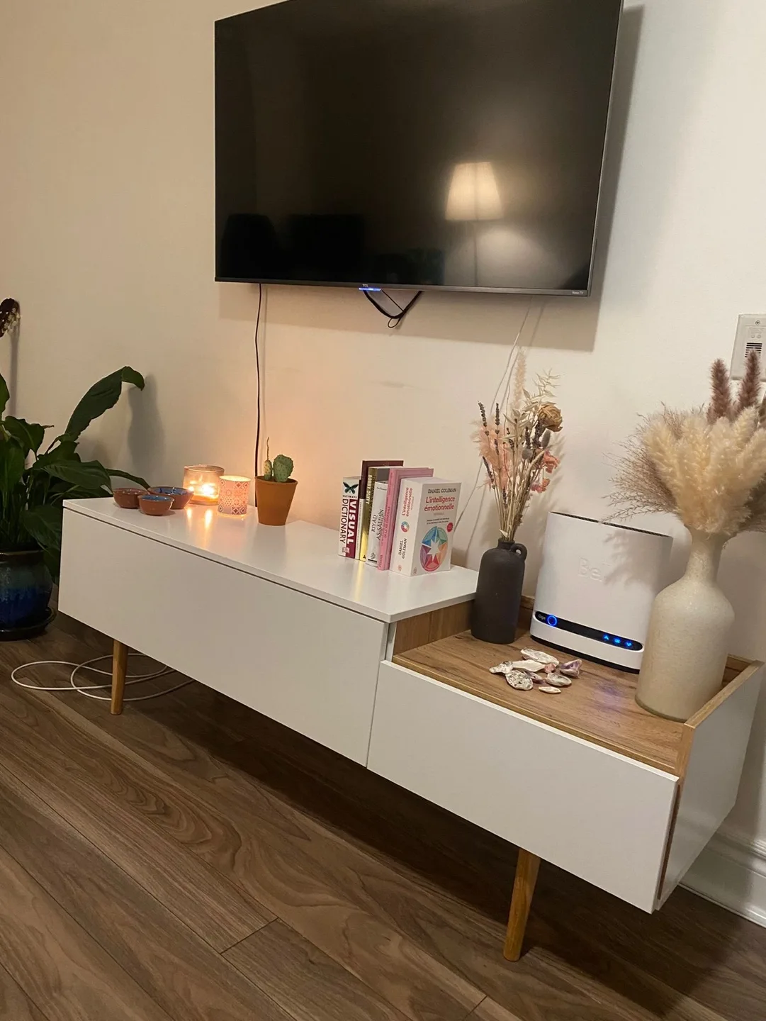 Mid-Century Modern TV Stand with Storage image indicator(2)